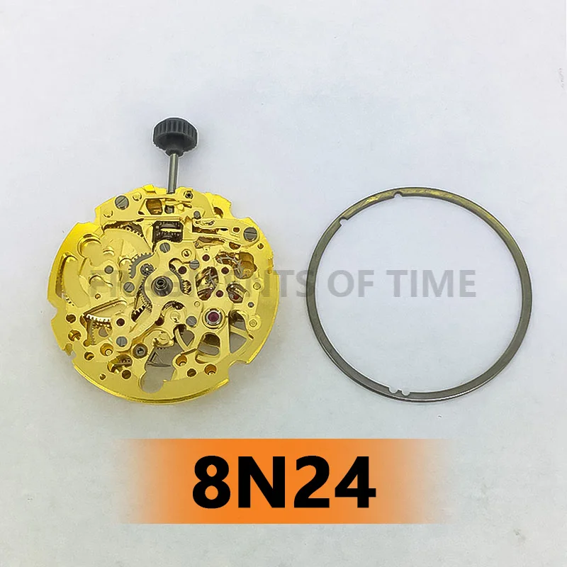 New 8n24 Watch Movement Genuine 8N24 Mouvement Automatic Movement 3 Hands Imported Japanese Gold Watch Parts