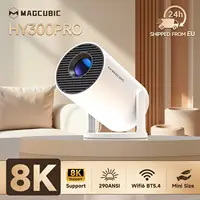 Proyector Magcubic HY300 Pro Allwinner H726 8K Android 14 Wifi6 290ANSI BT5.4 1080P 1280*720P Cine Portátil para Exteriores