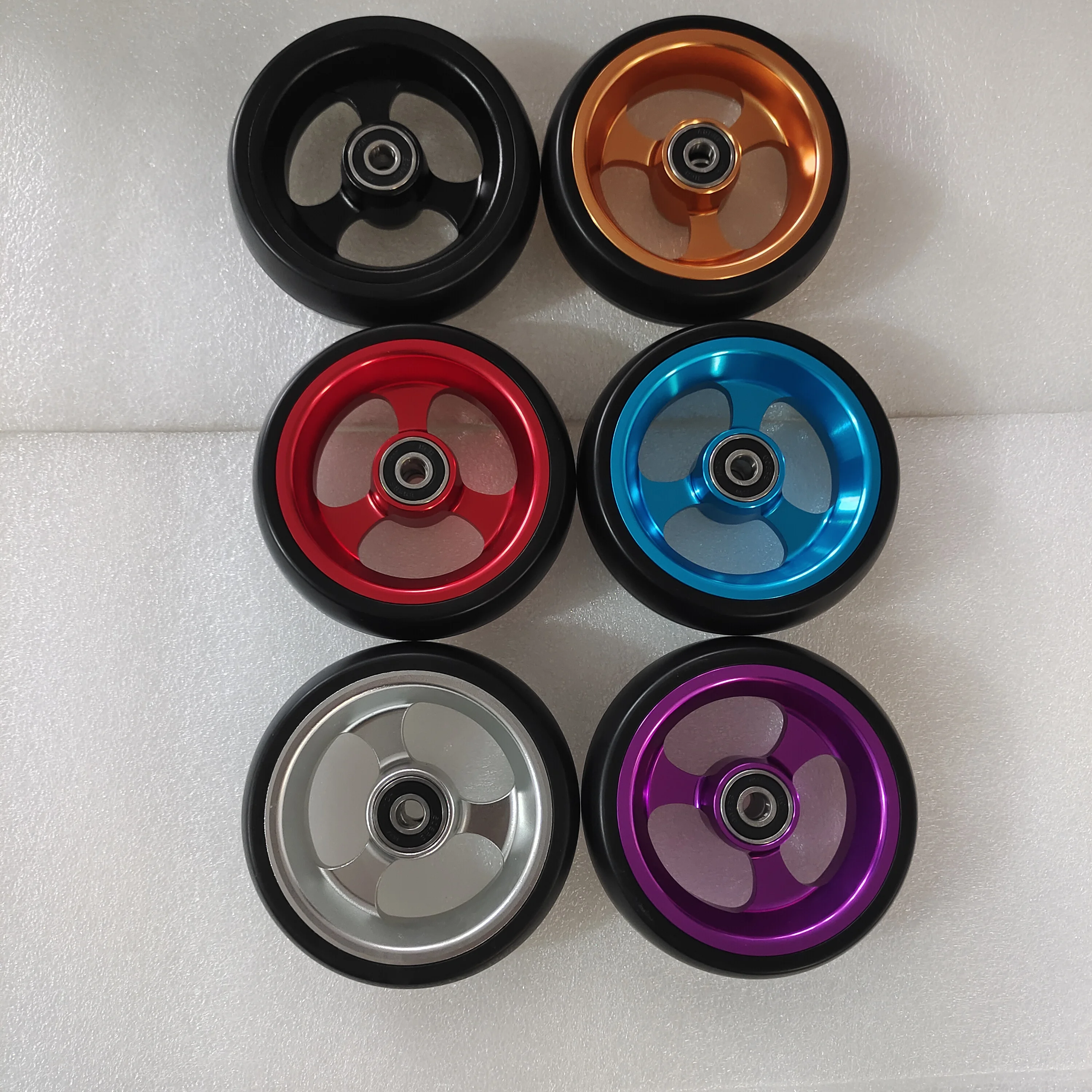 

Sports wheelchair 4 inch front small wheel aluminum alloy wheelchair accessories
