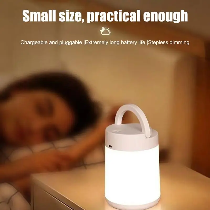 เด็กโคมไฟกลางคืน RemoteTouch 10 สี Baby Night Light พร้อมตัวจับเวลาสมาร์ทโคมไฟข้างเตียงแบบพกพาเด็กโคมไฟตั้งโต๊ะสําหรับห้องนั่งเล่น