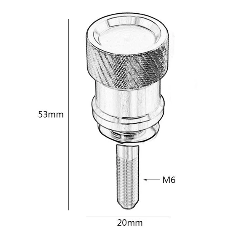 For -BMW R Ninet R9T RNINET 2014-2020 Motorcycle Rear Fender Passenger Seat Bolt Screw Removal Tool-Less Quick Release