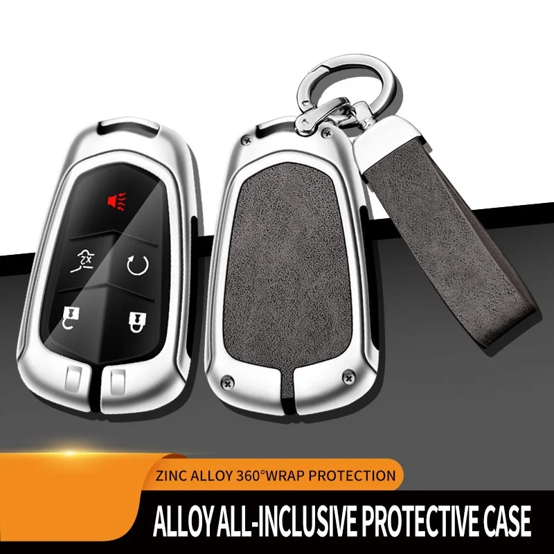 

Car Remote Key Shell Case Cover for Cadillac ATS CT6 CTS DTS XT5 Escalade ESV SRX STS XTS ELR 2014 - 2018 Key Holder Accessories