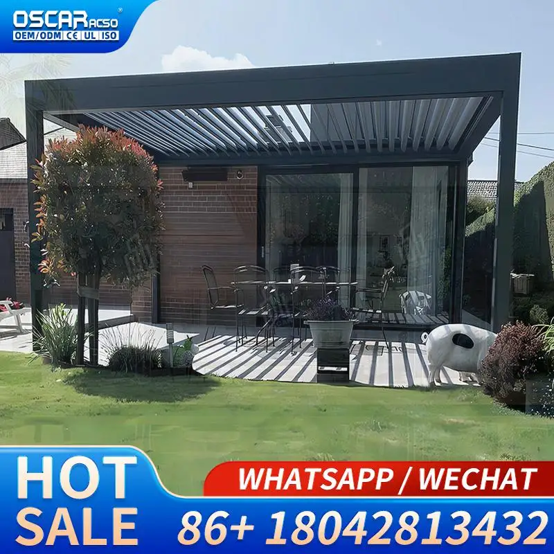 

10x10 10x12 10x13 13x19 13x20 футов Открытый патио Отдельно стоящий электрический тент для сада, заднего двора, пляжа, беседки