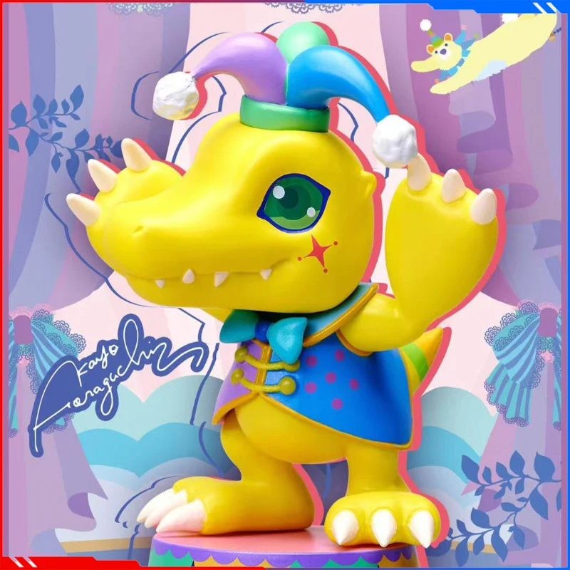 

Bandai BN фигурки Digimon Приключения Аниме фигурки глухая коробка 3-го поколения цирк Digimon агумон загадочная коробка Декор подарок на день рождения