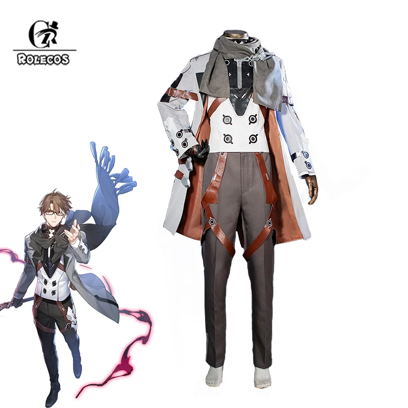 

ROLECOS Game Honkai Star Rail Welt Yang Male Cosplay Costume Tooling Style Men Suit Halloween Carnival Party Uniform