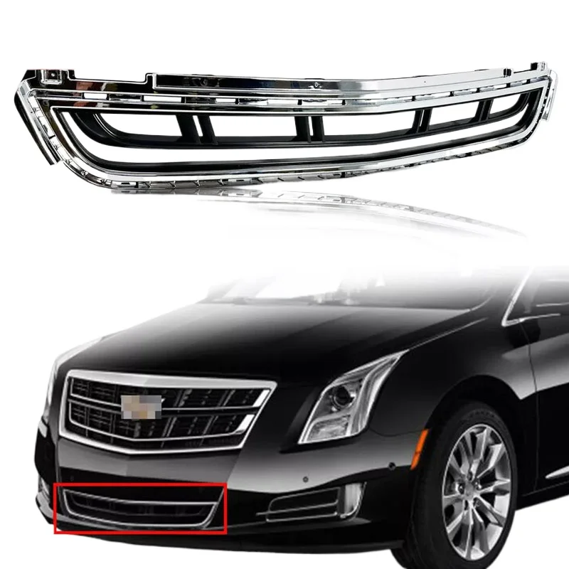 

Подходит для Cadillac XTS 2013-2017 гг., нижняя сетка с гальваническим покрытием, яркая нижняя решетка переднего бампера Cadillac XTS