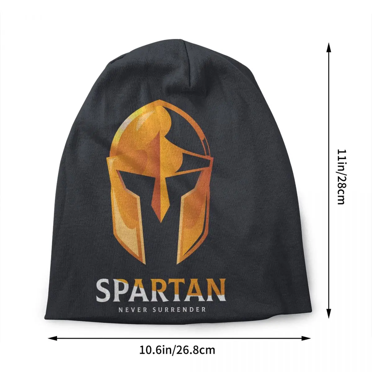 Sparta Spirit Spartan Skull Bonnet Hat Knitted Hats Men Women Fashion Unisex Winter Warm Skullies Beanies Cap