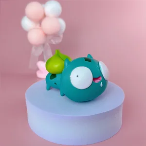 Patung-patung Konyol Pokemon Kawaii Figur Mata Besar Fool Squirtle Lucu Charmander Bulbasaur Aksesori Lucu Mainan Dekorasi Mobil Hadiah 12 patung pokemon dengan penjualan terbaik - №