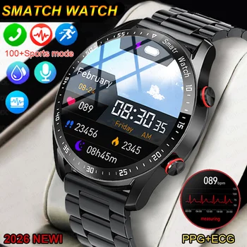 2026 New Classic Smart Watch Men Women ECG+PPG HD Screen Bluetooth Call GPS Tracker Heart…