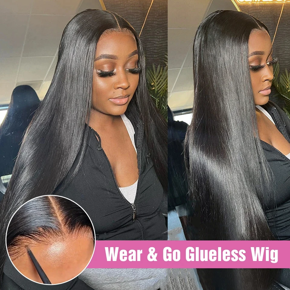 13x4 Hd Lace Frontal Wig 30 32 Inch Straight Lace Front Wig Human Hair 13x6 360 Lace Frontal Wig For Women black Human Hair Wigs