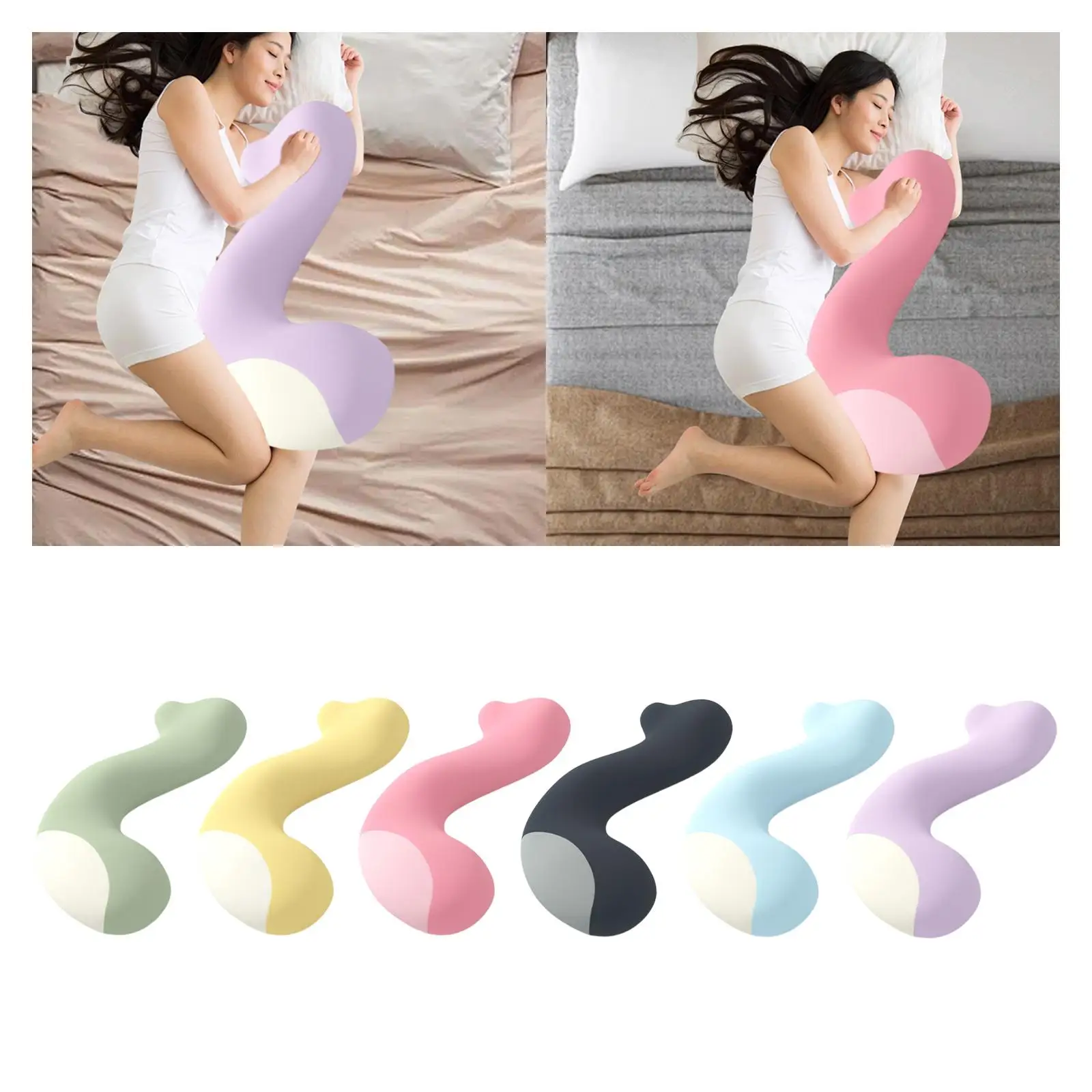 

Длинная подушка для тела, поддержка нижней части спины, моющийся чехол, многоцелевой чехол для сна по бокам, подушка для беременных для кровати, подарок на день рождения