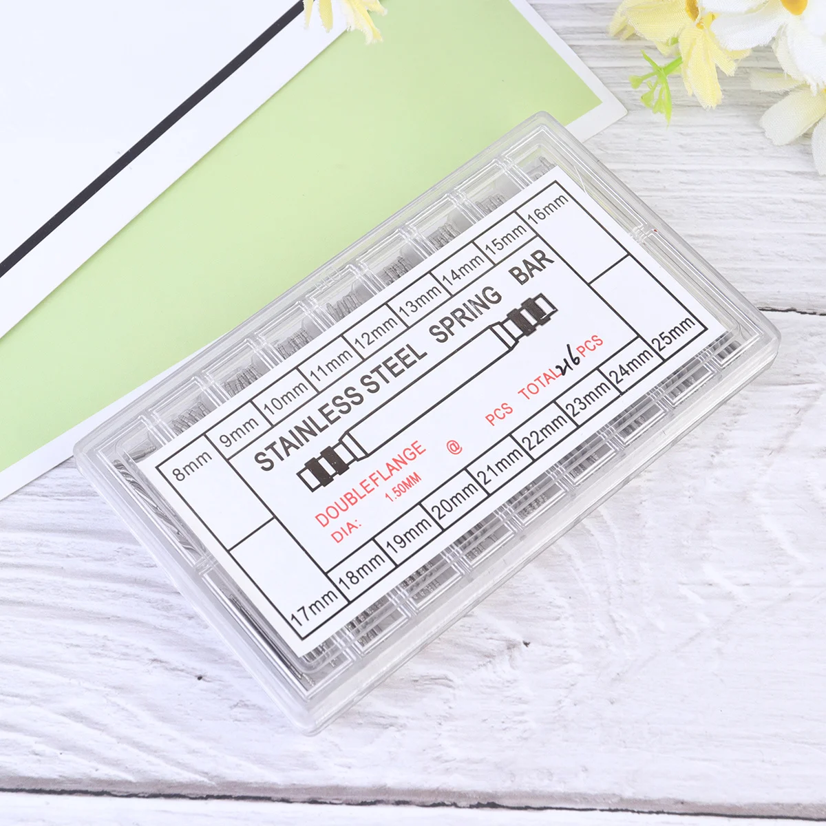 

216pcs Watch Repair Kit Durable Metal Tools For Watch Strap Band Spring Bar Link Pin Removal Repairing Tool Home Watchmaker