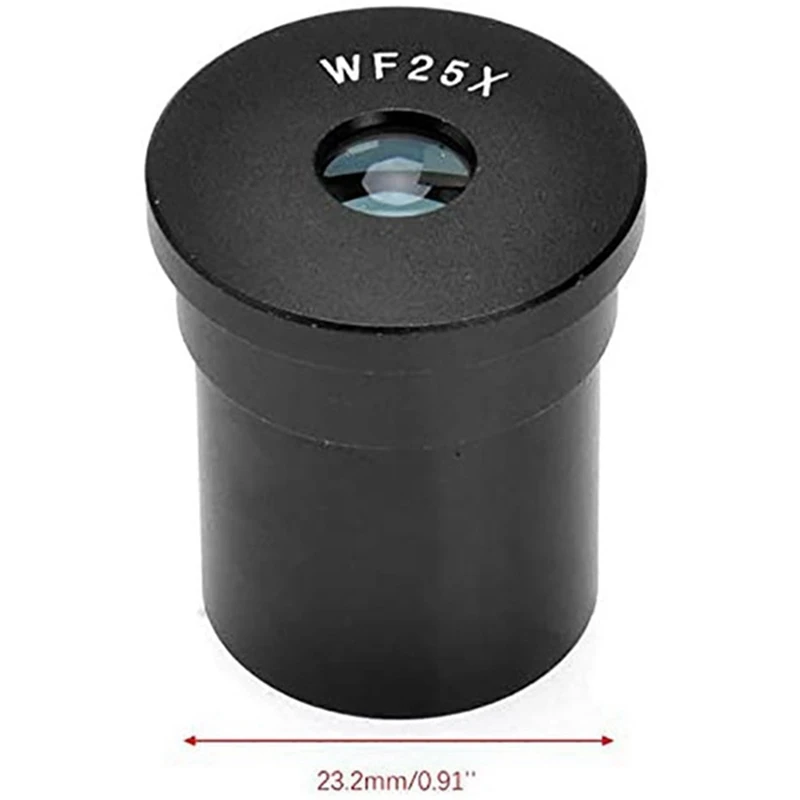 Hot HG-WF25X Biological Microscope Eyepiece Installation Size 23.2MM Field Of View 9MM Eyepiece