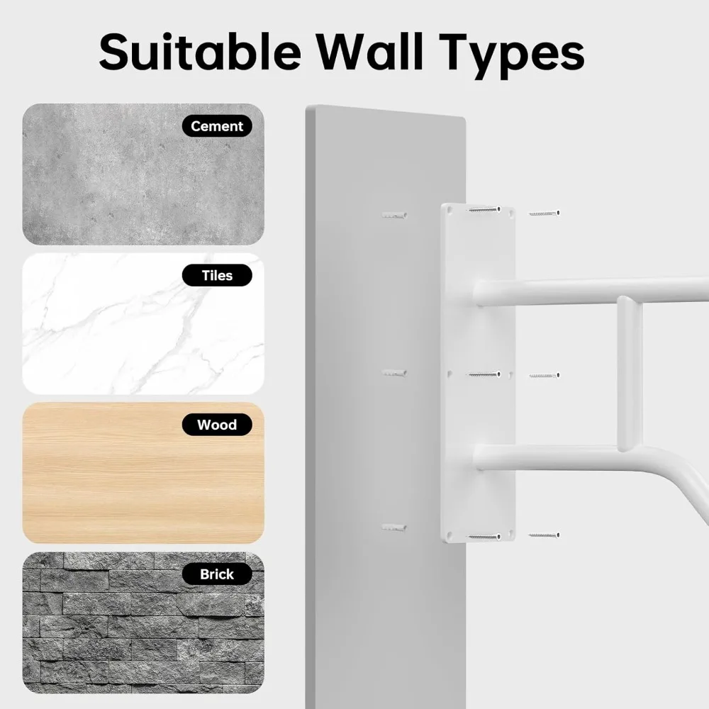 درابزين للدرج الخارجية لكبار السن، درابزين مثبت على الحائط على شكل حرف U، مثالي للشرفة، سطح السفينة، المرآب، الحديقة، عبوتان من قضبان الإمساك #1