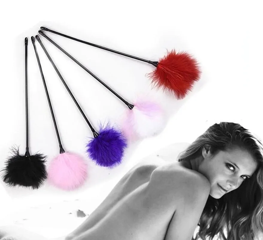 Accesorios de juguetes eróticos, pluma, coqueteo, Clit, tickler, látigo, productos de juguetes sexuales, esclavo, juego erótico para parejas, mujeres, adultos