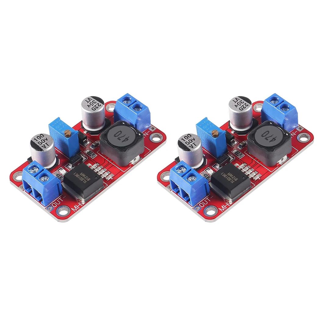 XL6019 5A High Power Current DC to DC Step-up 5V 6V 12V 24V 3-35V to 5-40V XL6019 Converter Adjustable Voltage Regulator Power