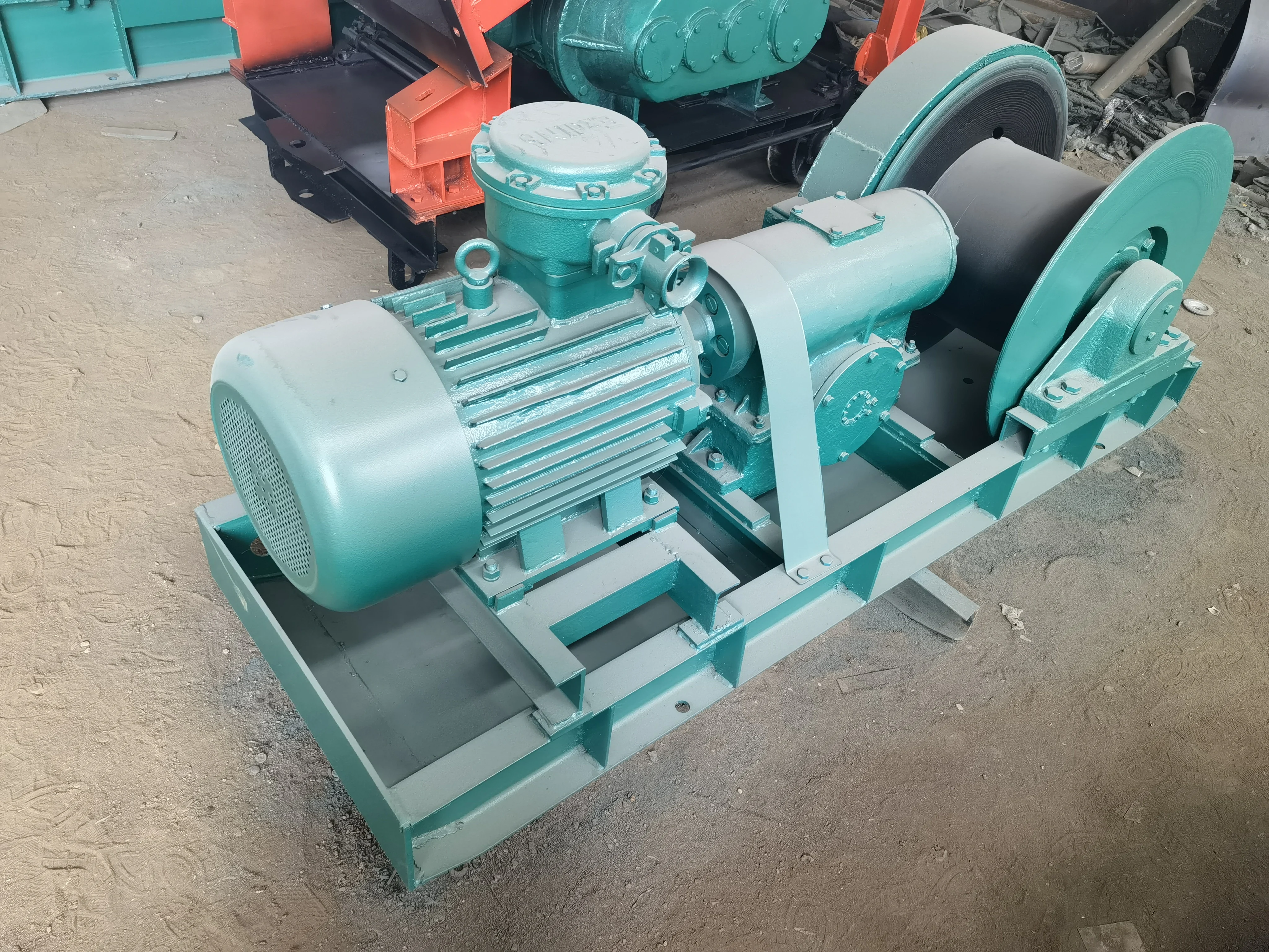 Factory Supplies Dual-Speed Electric Winches14-Ton Capacity 60m Lifting Height Steel Wire Rope for Ships Construction Mining