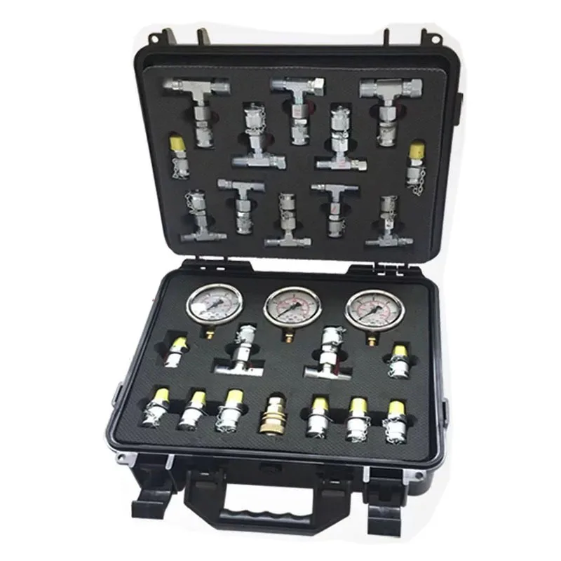 Imagem -06 - Conjunto de Medidor de Pressão Hidráulica Kits de Teste de Diagnóstico Peças de Motor de Escavadeira