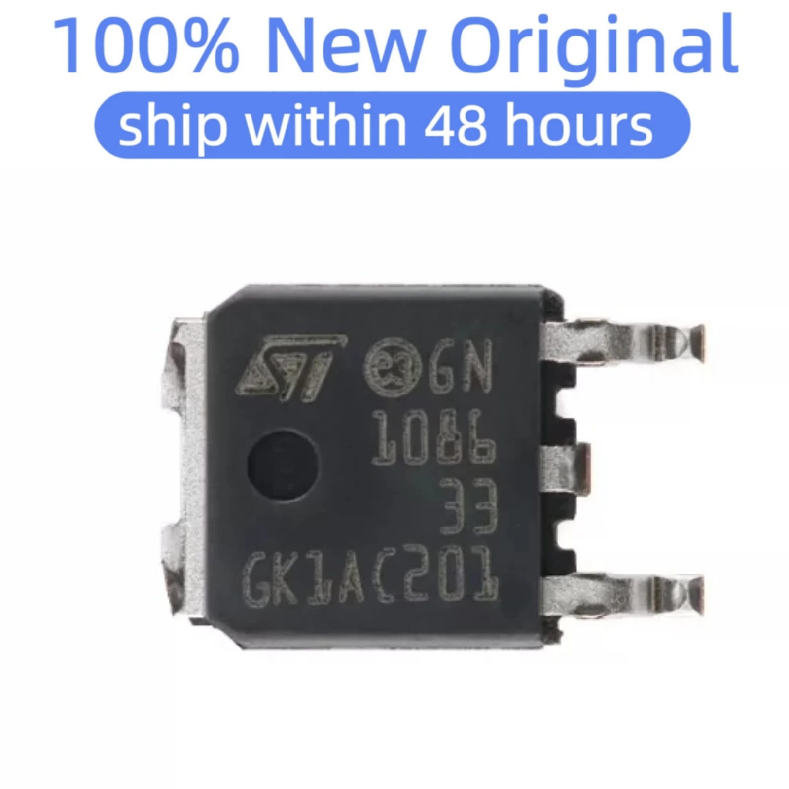 (1-100PCS)LD1086DT33TR TO-252 100% New original