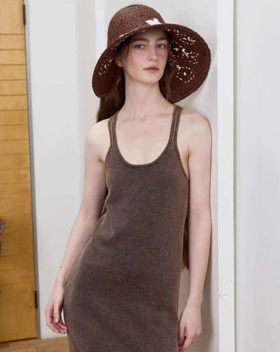 Französische Damen-Raffia-Stroh-Sonnenhüte für Frauen mit Breiter Krempe UV-Schutz Blumenmuster Gehäkelter Outdoor-Urlaubs-Strandhut Gorros – Detail 7