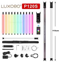 LUXCEO P120S LED RGB Video Light Tube Stick 120cm 2000~10000K 3000LM Max 30W APP/DMX Control for Studio Lightpainting Fill Lamp