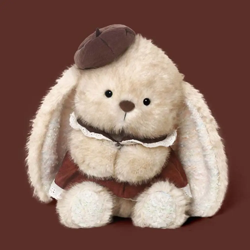 

Мягкая кукла-кролик из орехового дерева, подушка для сна, удобный кролик, ультра-мягкое украшение для спальни, мягкий кролик, любители животных