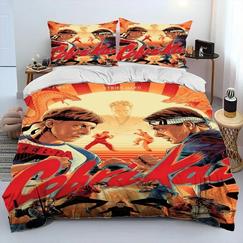 3D Cobra Kai Amanda TV Karate Bedding Set Bedroom Soft Modern Bedspreads Comefortable Duvet Cover Quilt Cover And Pillowcase
