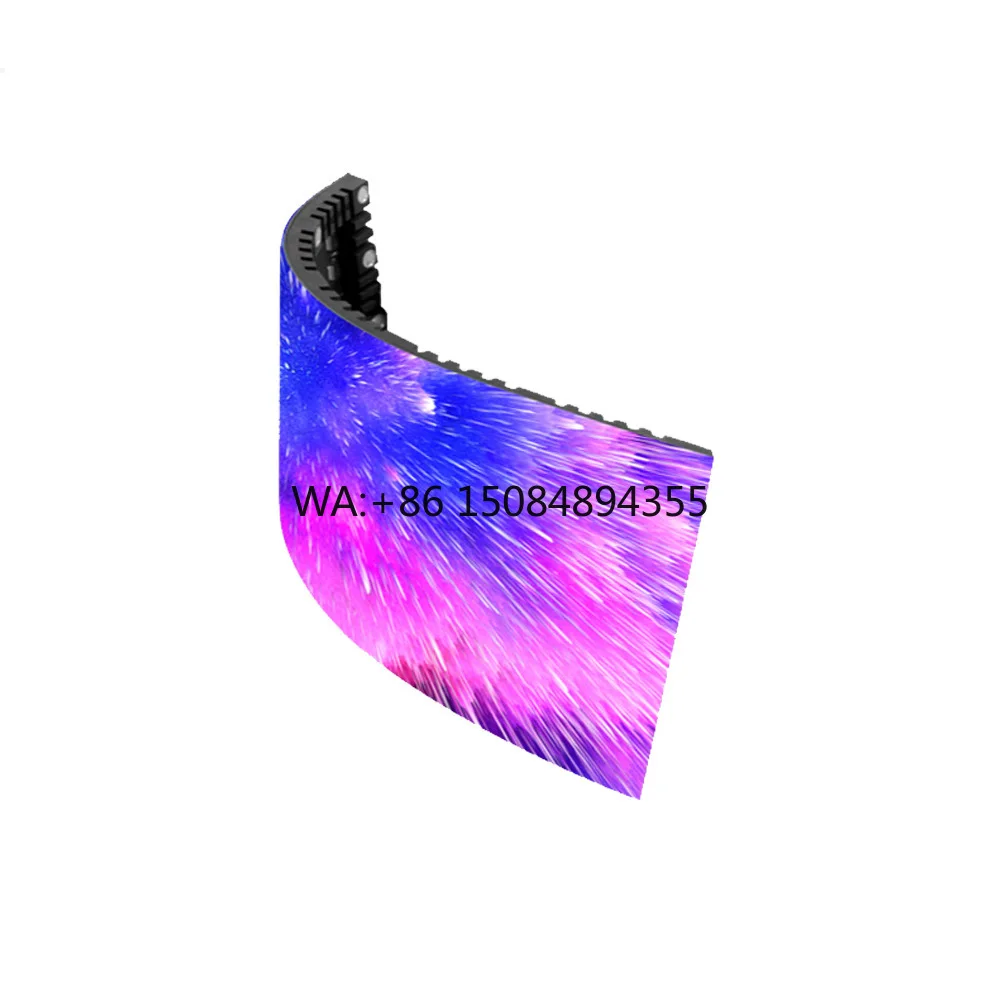 Ultra-Thin Outdoor P2.604 Flexible LED Panel Display Screen HD Visuals for Conference Halls Retail Stores Showrooms Live Stages
