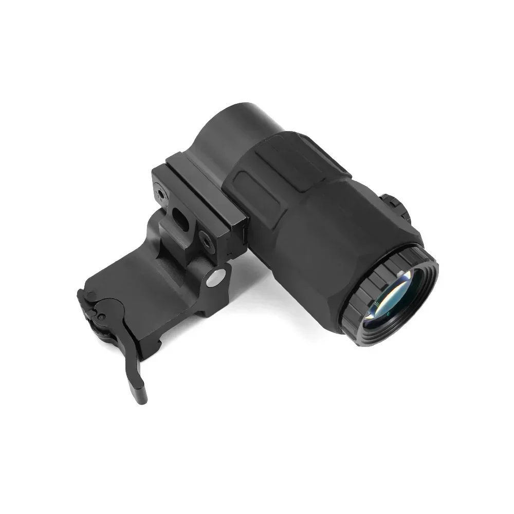 G45 5배율 확대경 (558 리플렉스 조준경용 측면 퀵 탈부착 QD 마운트 포함)