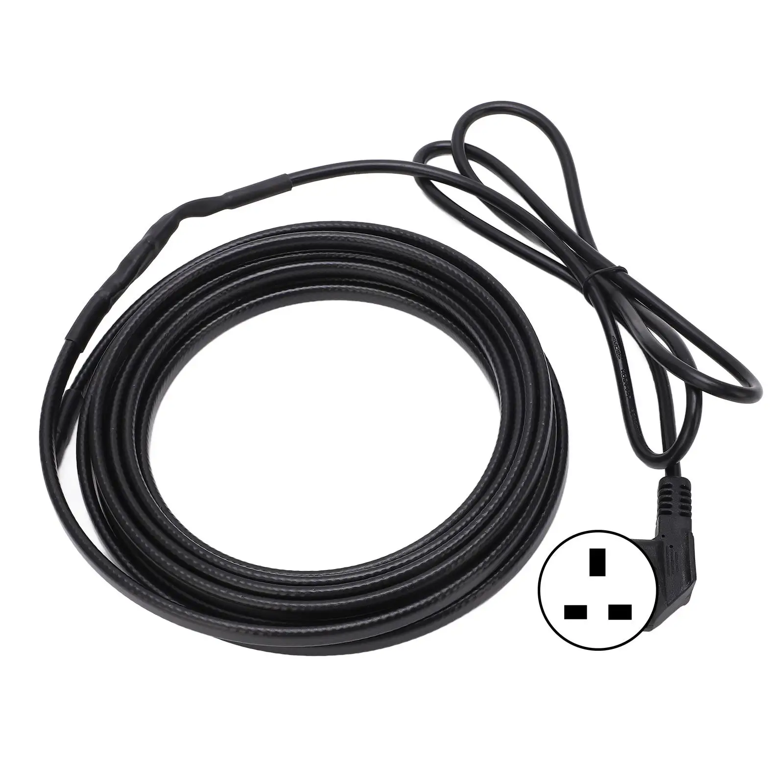 

Self Regulating Pipe Heating Cable 5 Meter Plug In Hose Heat Tape for winter Freeze
