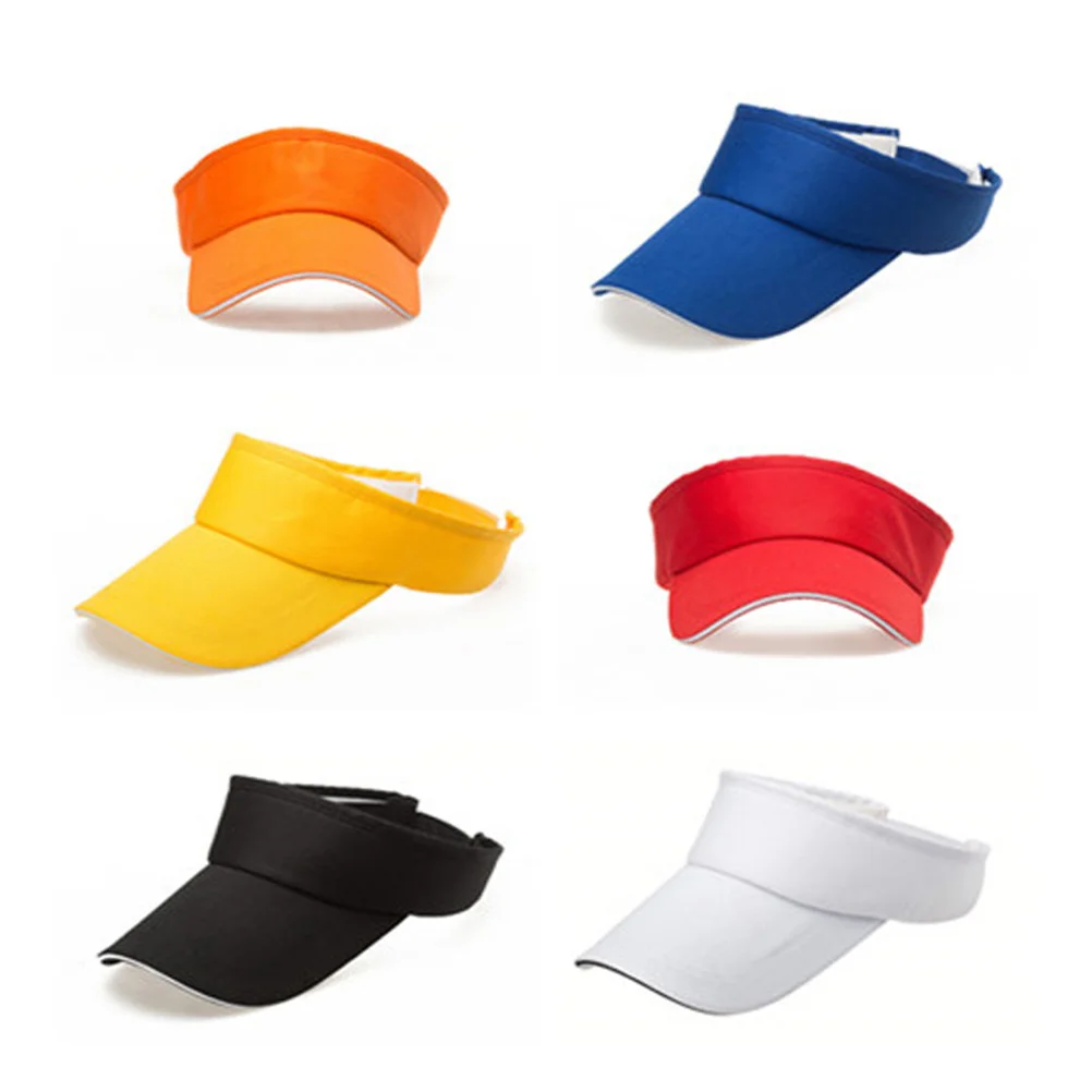 قبعة رياضية قابلة للتعديل للحماية من الأشعة فوق البنفسجية، مريحة ومتينة وخفيفة الوزن للصيف في الهواء الطلق للرجال والنساء باللون البرتقالي #4