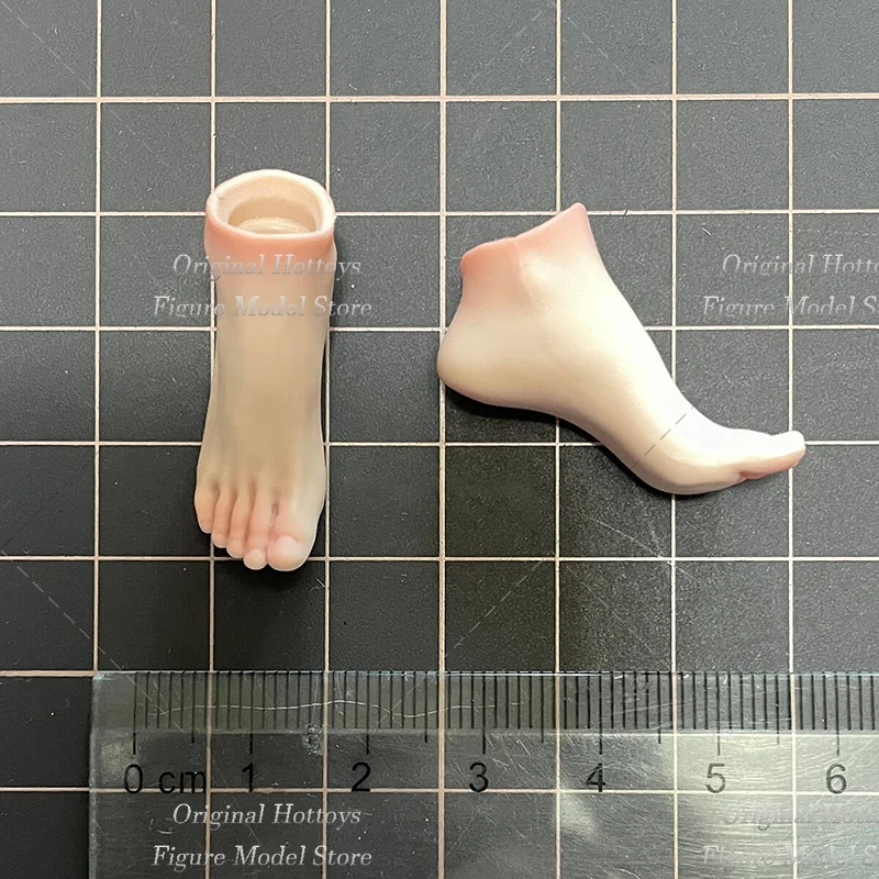 In Stock 1/6 Scale Women Soldier Body Accessory White Skin Feet Shaped Fit Worldbox AT201 202 203 Action Figure Model Doll