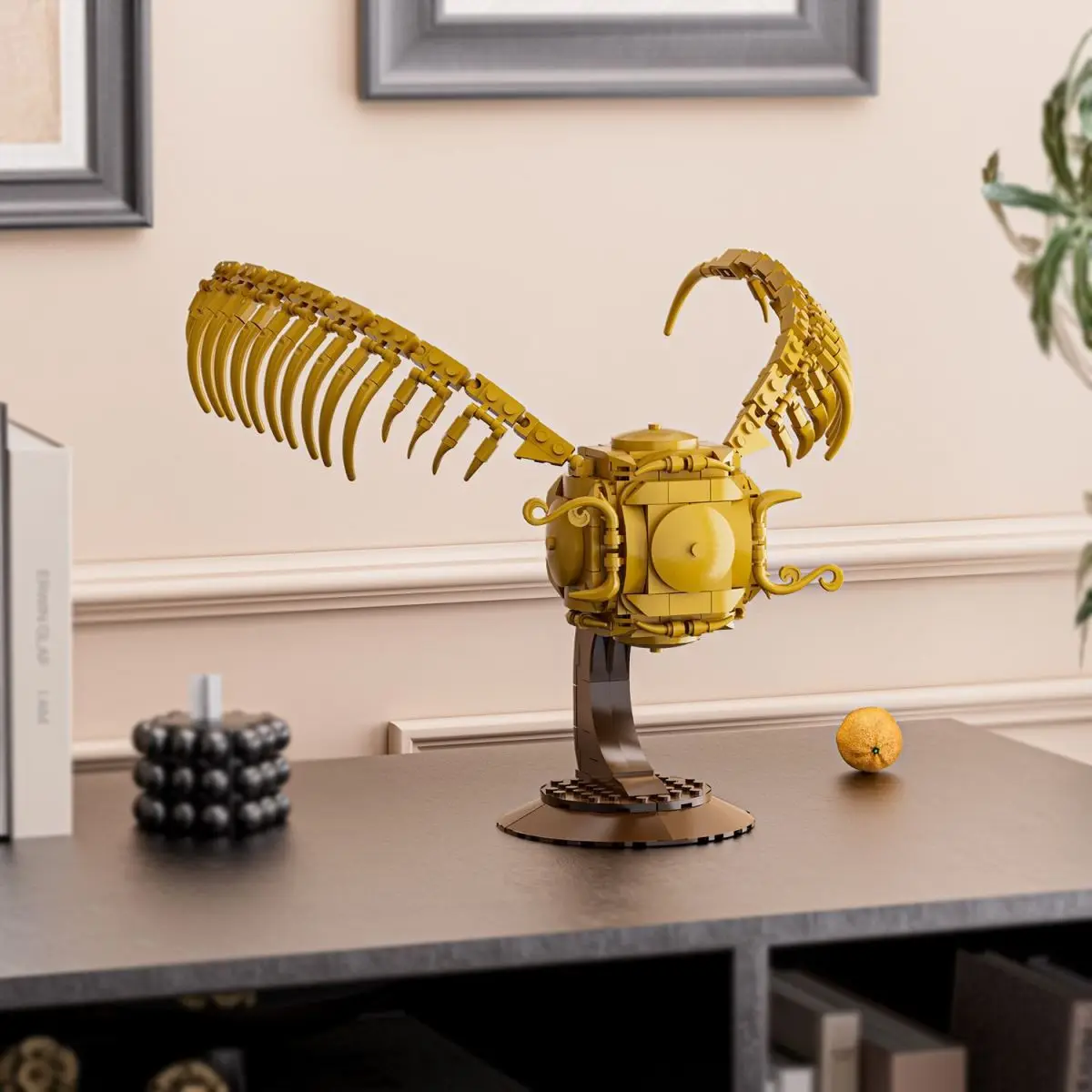 371-Piece Golden Snitch MOC Building Set Science Fiction Movie Collectible Toy Figurine Children's Small-Piece Building Block