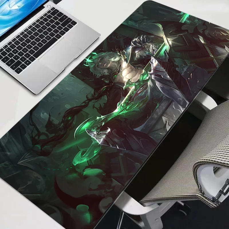 League of Legends Viego Mouse Pad 900x400 Anime Desk Mat Laptop Gamer Cabinet Mousepad PC Gaming Accessories Keyboard Rug Carpet