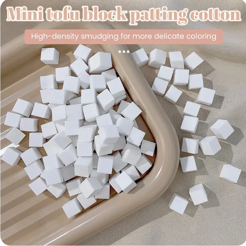 50PCS Schwamm Gradienten Nail art Stamper Werkzeuge Gel Polnischen Farbverlauf Pinsel Glitter Pulver Punktierung Stift Für Maniküre Zubehör