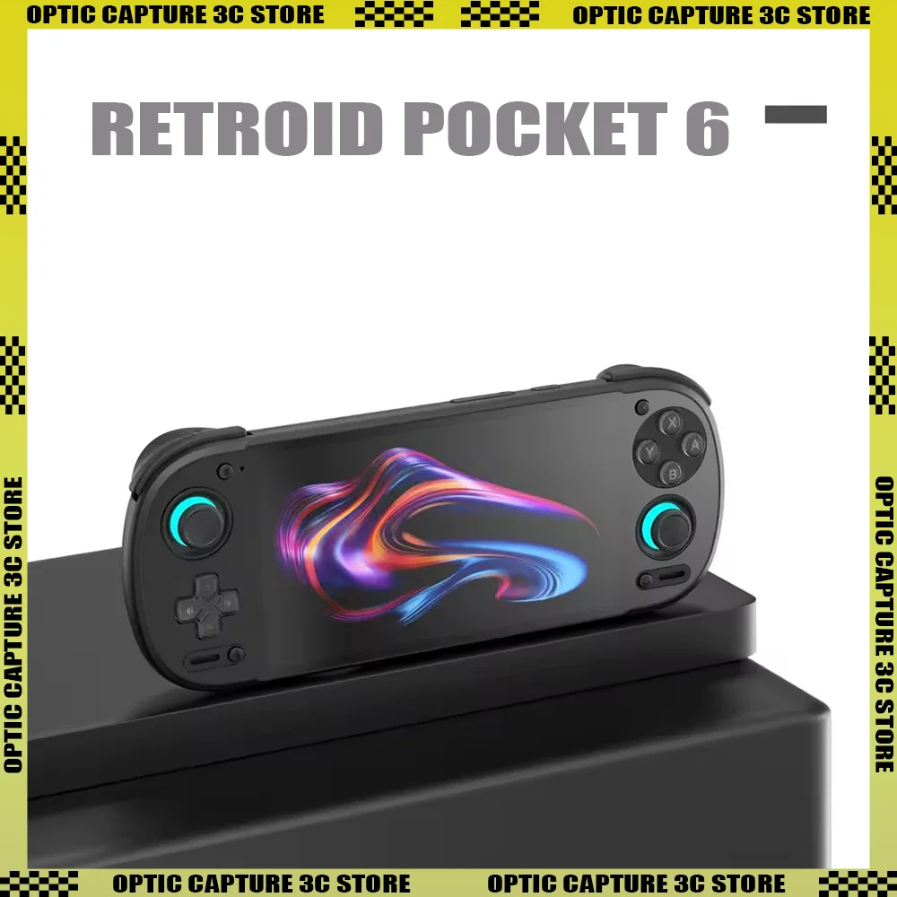 

Игровые консоли Retroid Pocket6 RP6 Android, 5,5 дюйма, 1080P, 120 Гц, AMOLED-экран, 6000 мАч, триггер Холла, портативная консоль 8GEN2