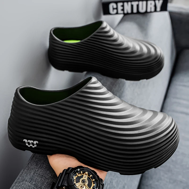 

Men's and Women's Couple Style Kitchen Lightweight Waterproof Chef Oil-Proof Thick-Soled Wear-Resistant Work Safety Rain Shoes Sandals