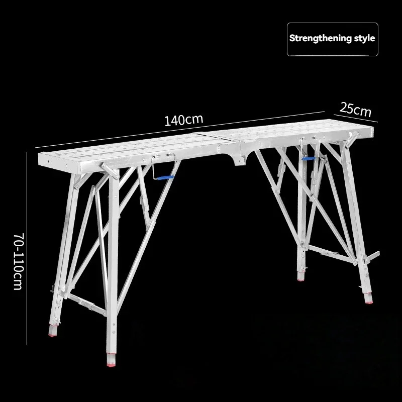 Horse Stool Folding Lift Thickening Telescopic Extra Thick Multi-functional Portable Decoration Putty Indoor Scaffolding