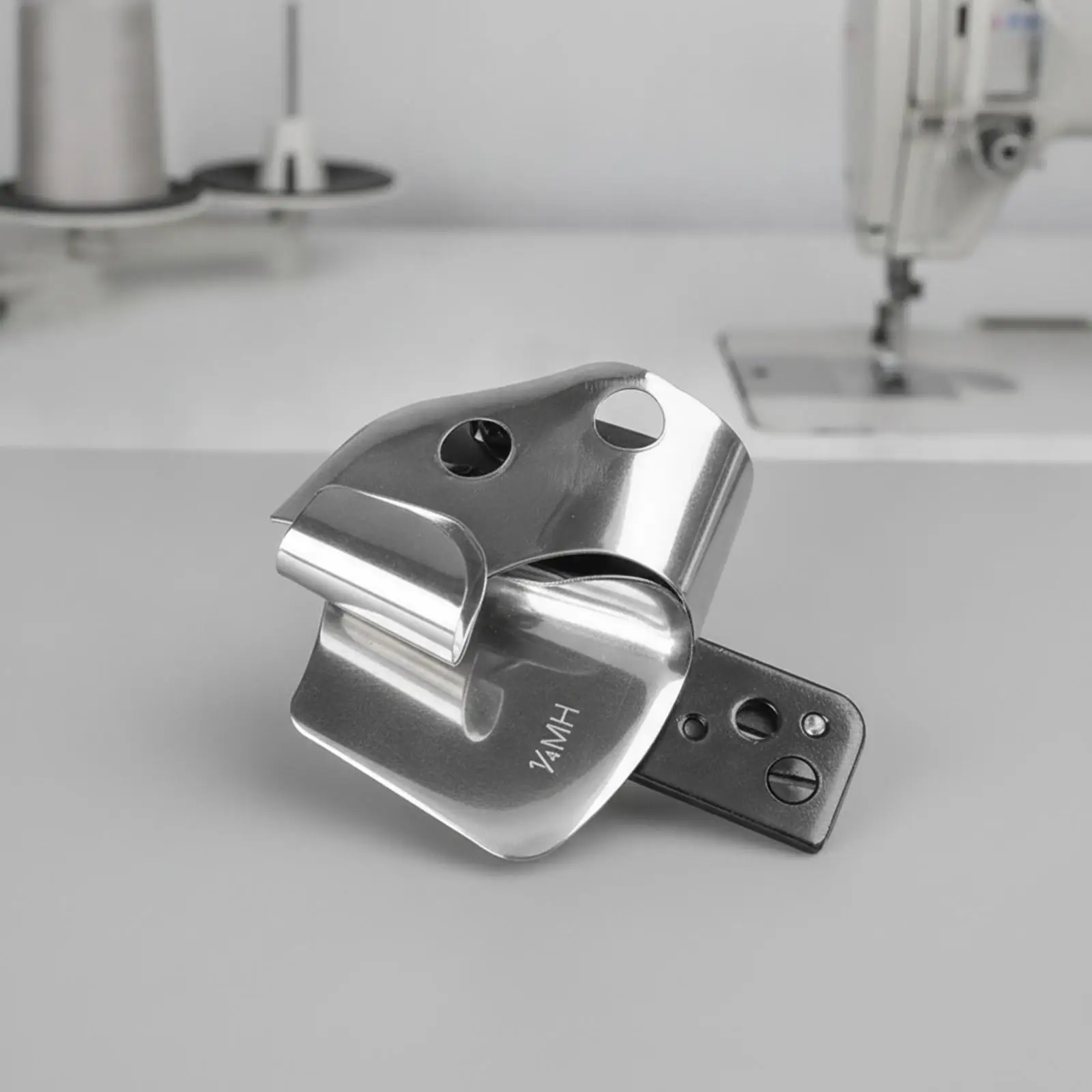 Industrial Sewing Machine Binding Attachment Stainless Steel Binding Attachment with Metal Base Plate Cloth Folding Guide
