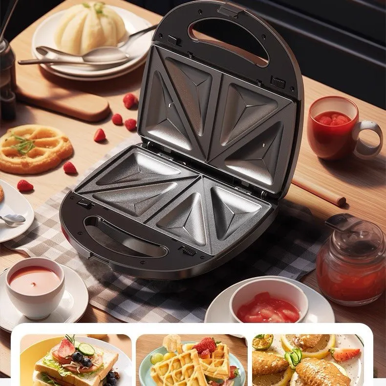 Export 110V Breakfast Maker Sandwich Maker Multifunctional Waffle Maker
