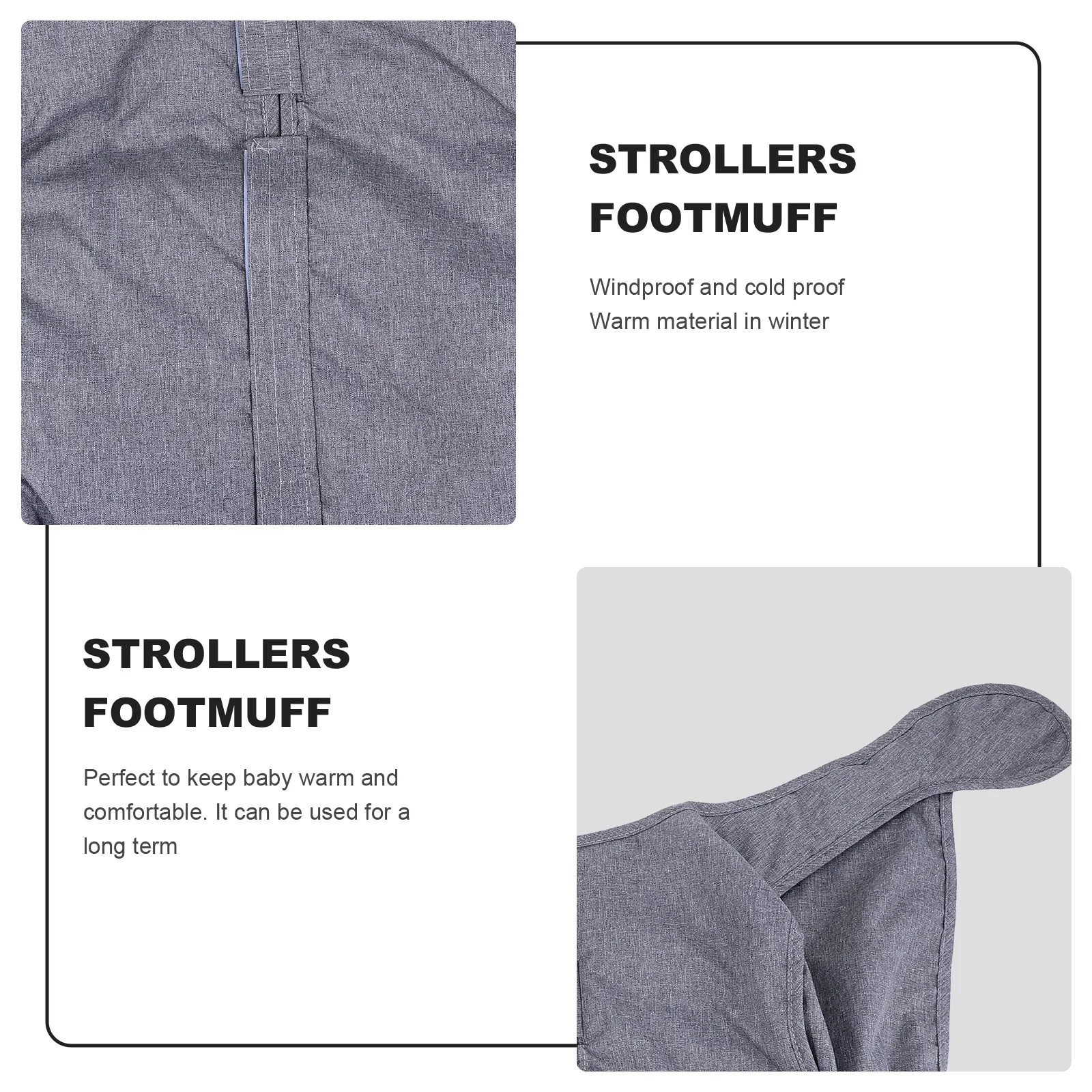 

Baby Stroller Footmuff Oxford Cloth Warm Stroller Foot Cover Cold Proof Buggy Windshield Cover Pram