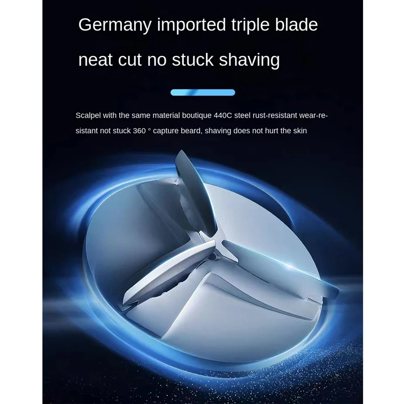 Mini Afeitadora eléctrica portátil para hombres, afeitadora lavable, recortadora de barba, recargable por USB, afeitadora de cara y cuerpo completo