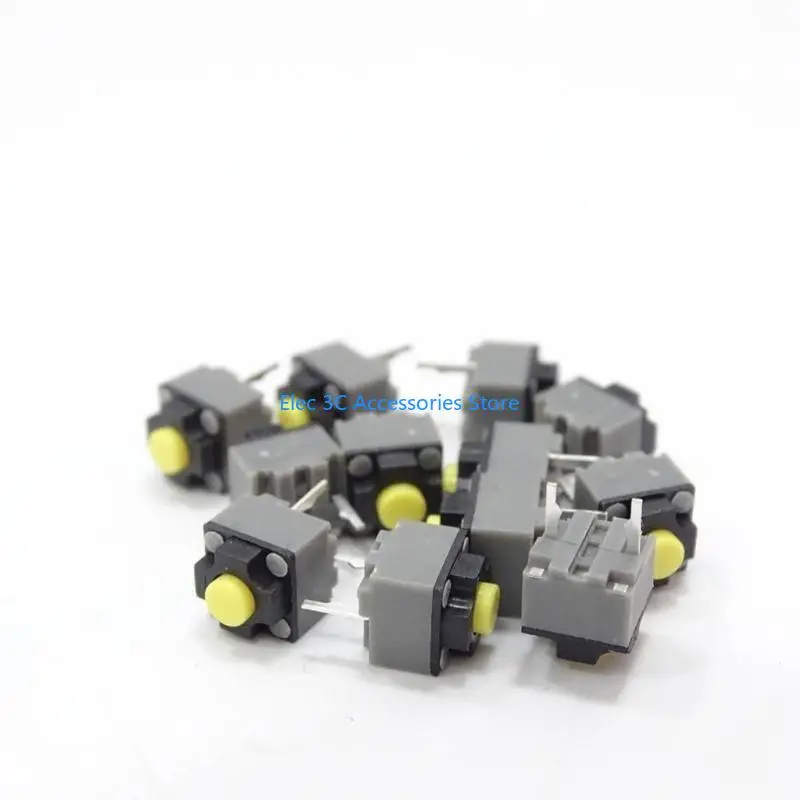 

Y51A 10Pcs MicroSwitch 6x6x7.3mm Square Silents Switches Button Mouse DIP Microswitch