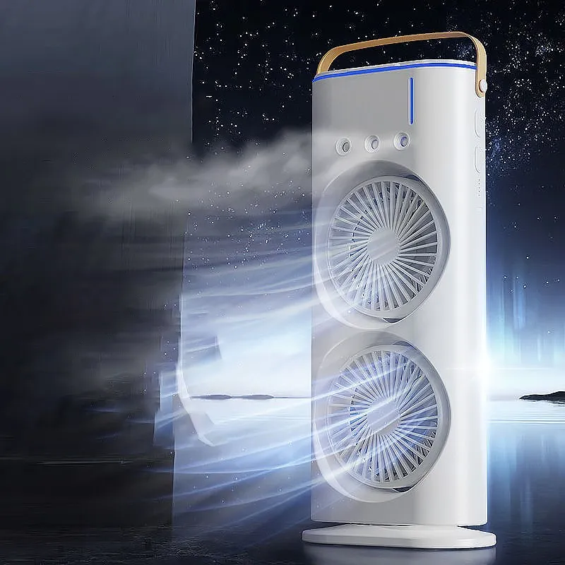 Ximeng portable mini wireless USB rechargeable spray spray air conditioning fan USB/portable