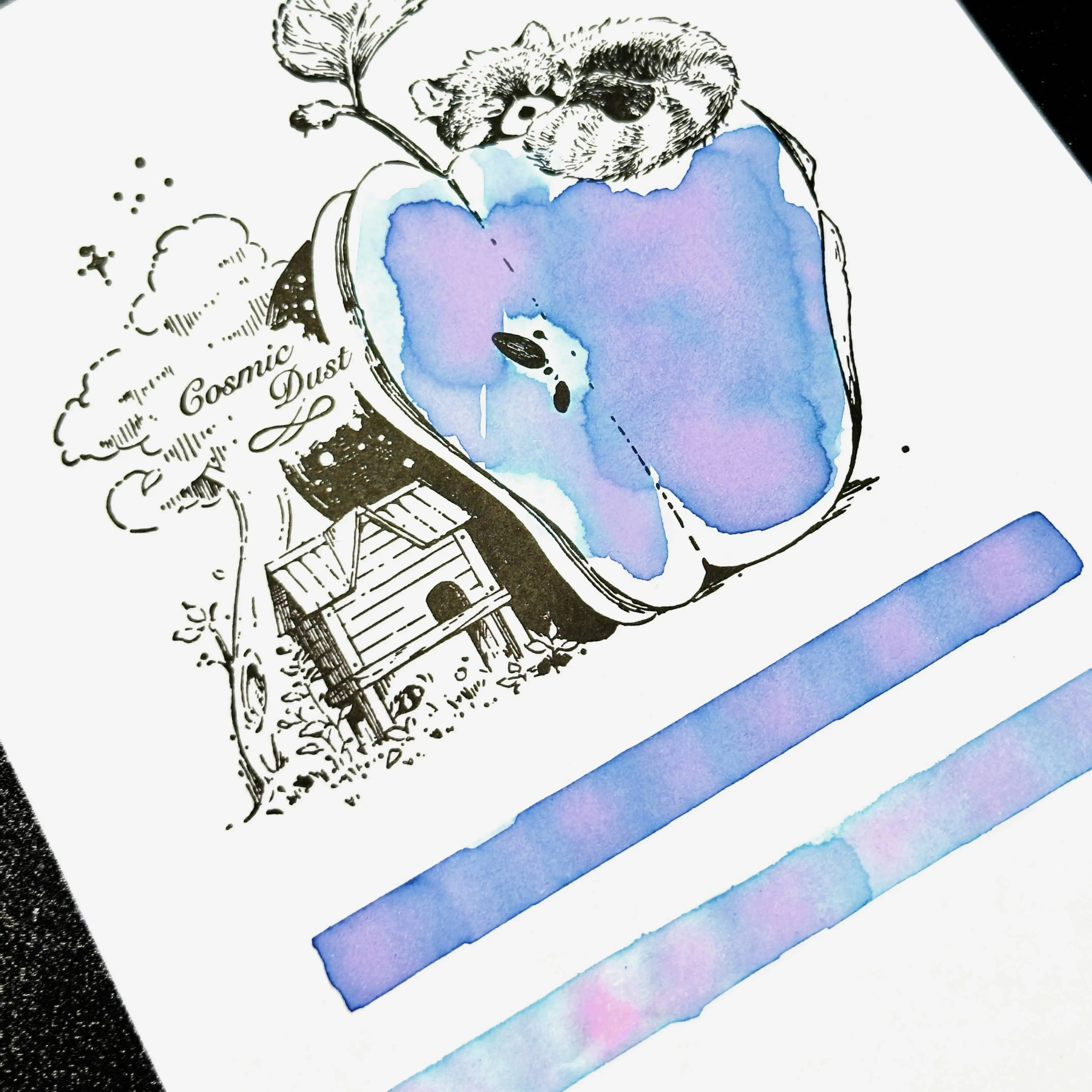 Dream Ink, Sleep，Shimmer Glitter Shading  Ink , Hand Account   Sheen Ink ,20ml