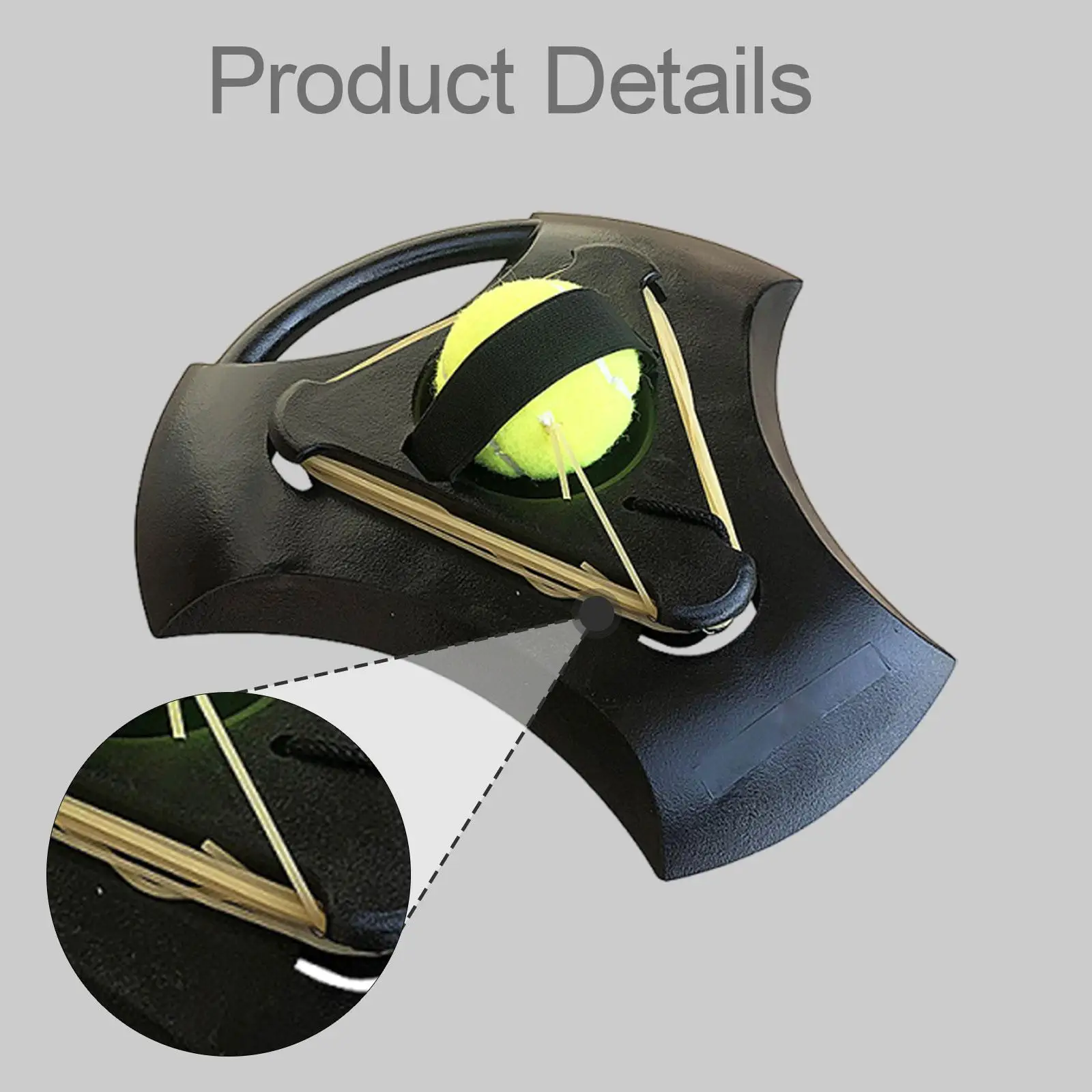 

Tennis Trainer Rebounder Ball Lightweight Player with Elastic Rope Solo Tennis Training Aid Tennis Return Ball Set for Garden