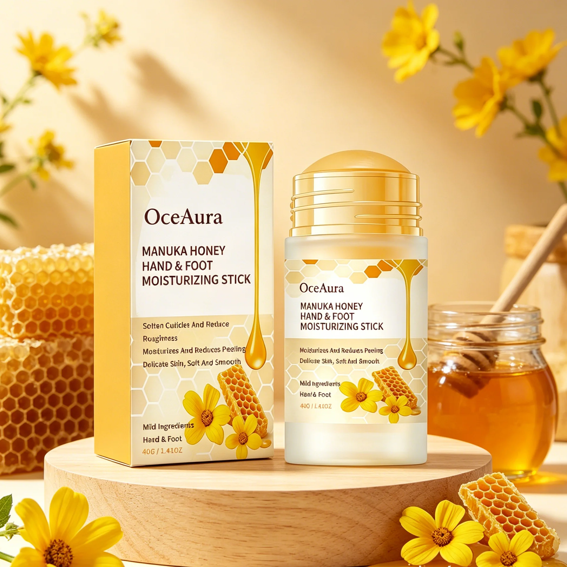 Multi Use Moisturizing Balm Stick For Hands Feet Elbows Knees Anti Dry Crack Exfoliating Hydrating Repair Skin Care Stick