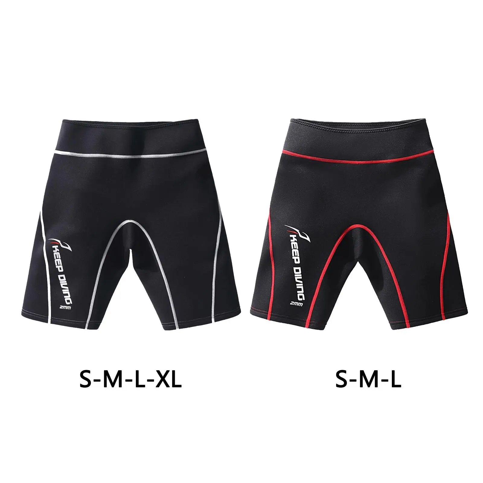 Adults 2mm Neoprene Wetsuits Shorts Scuba Snorkeling Diving Swimming Trunks