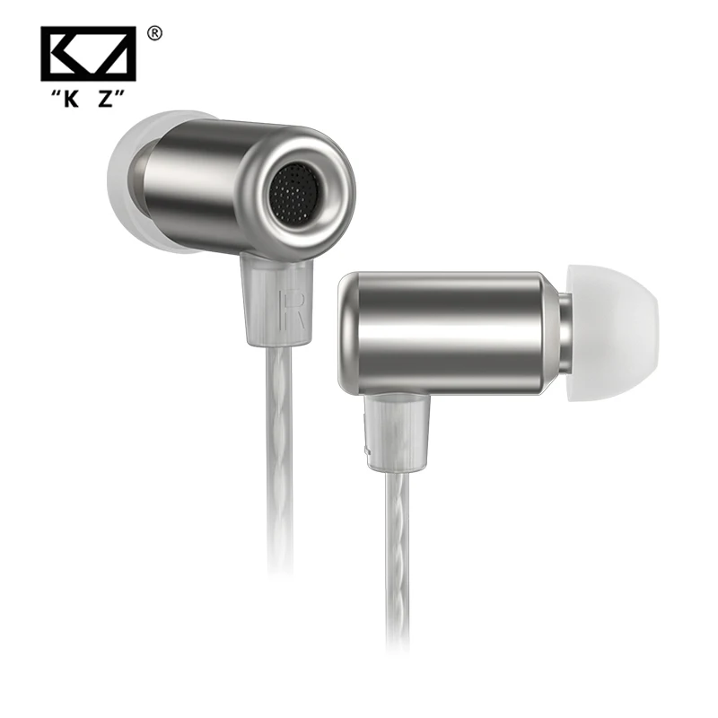 Динамические наушники KZ LingLong In Ear 1, Hi-Fi наушники-вкладыши, Спортивная гарнитура с шумоподавлением для ПК, смартфона