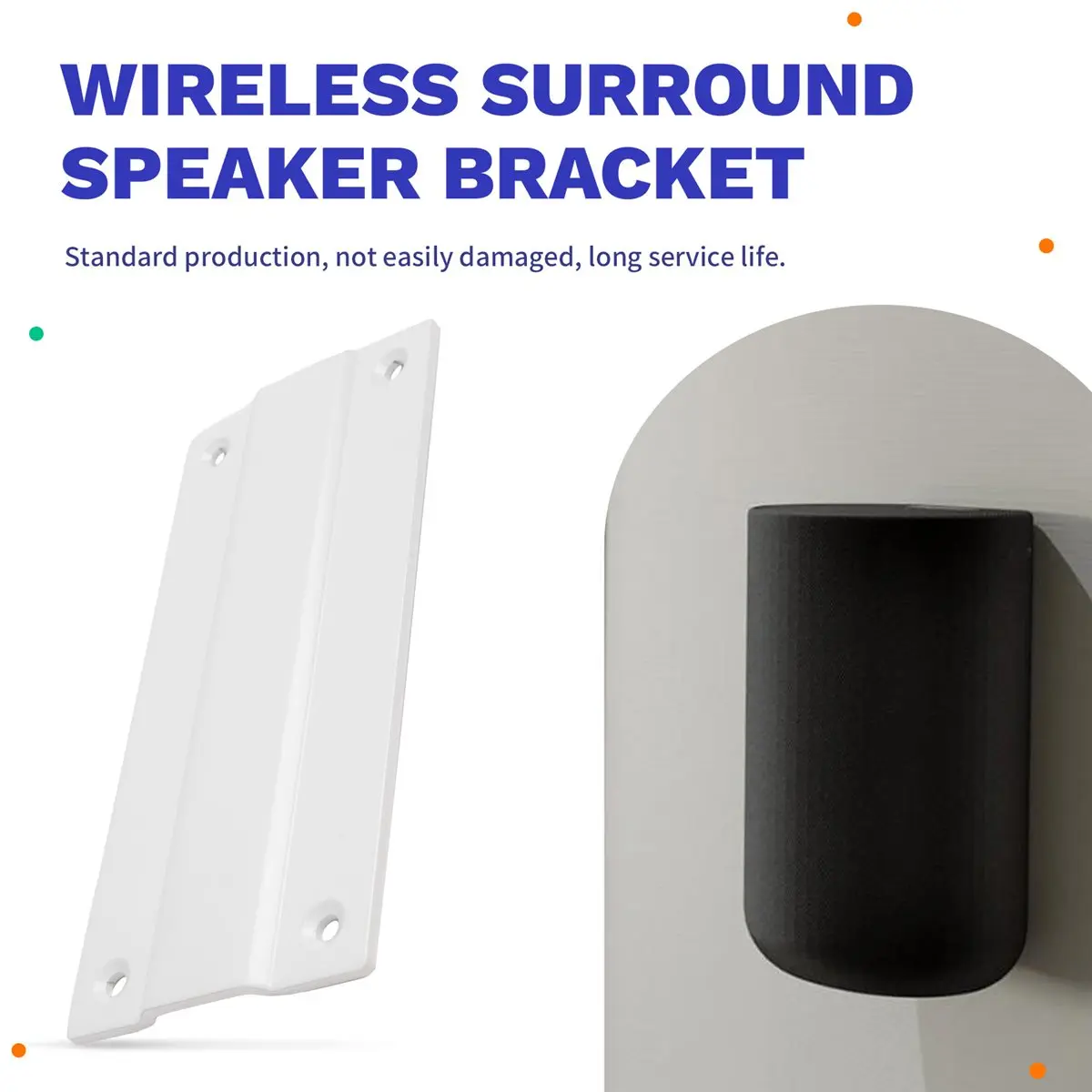 DT81 Metal Wall Mount Bracket for Sony SA-RS5 Audio Parts True Wireless Surround Speaker Bracket